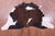 Brown & White Natural Cowhide Rug - XX-Large 8' 0"H x 6' 6"W