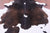 Brown & White Natural Cowhide Rug - XX-Large 7' 10"H x 6' 10"W