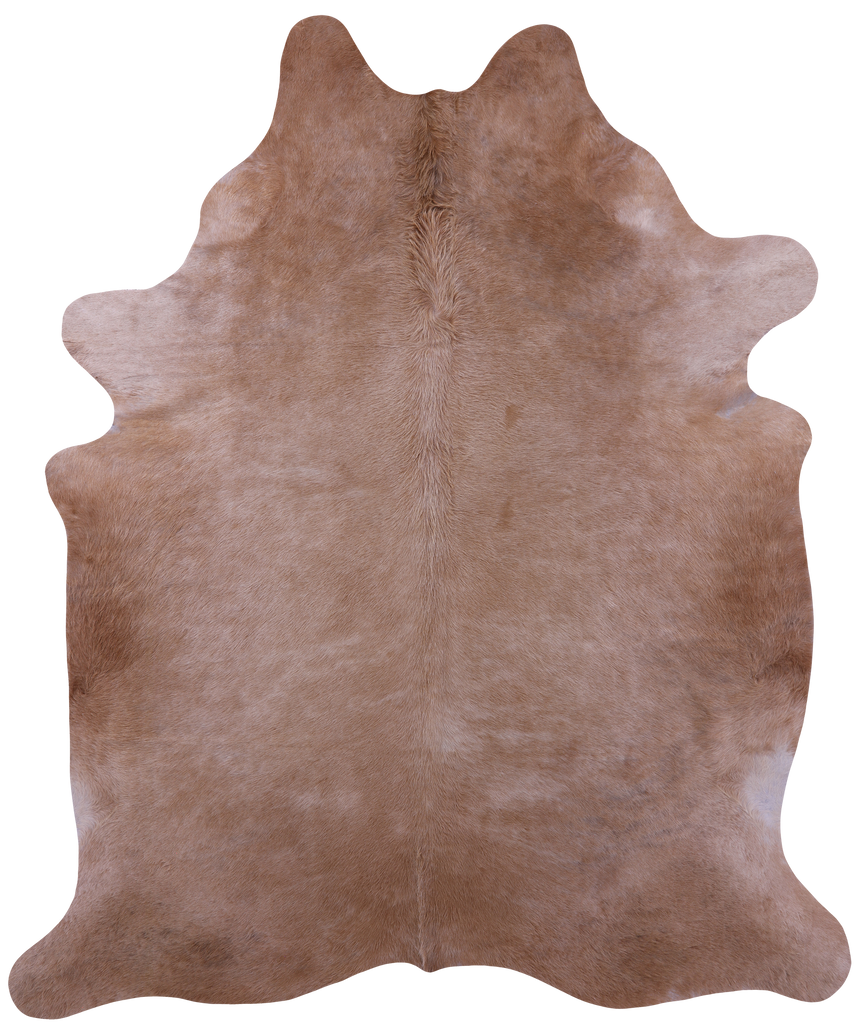 Light Brown Natural Cowhide Rug - XX-Large 8' 5"H x 7' 0"W