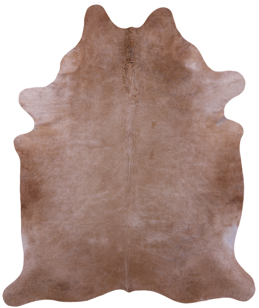 Light Brown Natural Cowhide Rug - XX-Large 8' 5"H x 7' 0"W