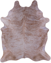 Thumbnail for Light Brindle Natural Champagne Cowhide Rug - XX-Large 8' 5