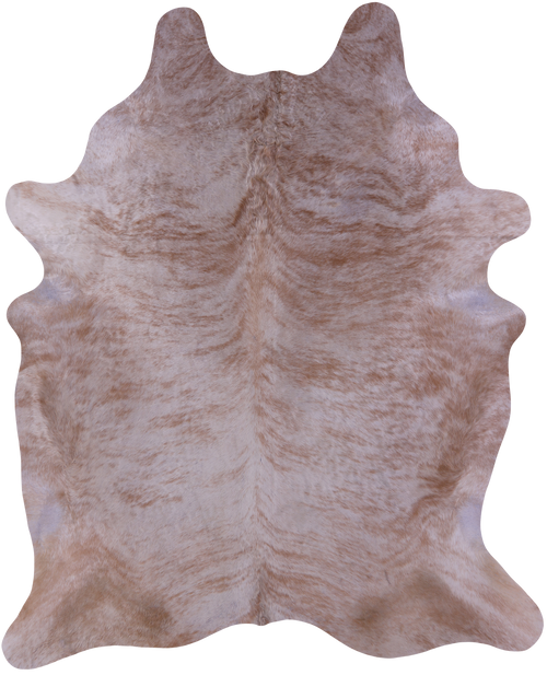 Light Brindle Natural Champagne Cowhide Rug - XX-Large 8' 5