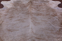 Thumbnail for Light Brindle Natural Champagne Cowhide Rug - XX-Large 8' 5