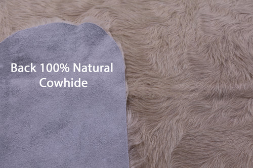 Champagne Natural Cowhide Rug - XX-Large 7' 8