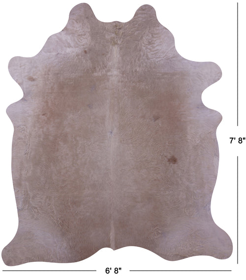 Champagne Natural Cowhide Rug - XX-Large 7' 8