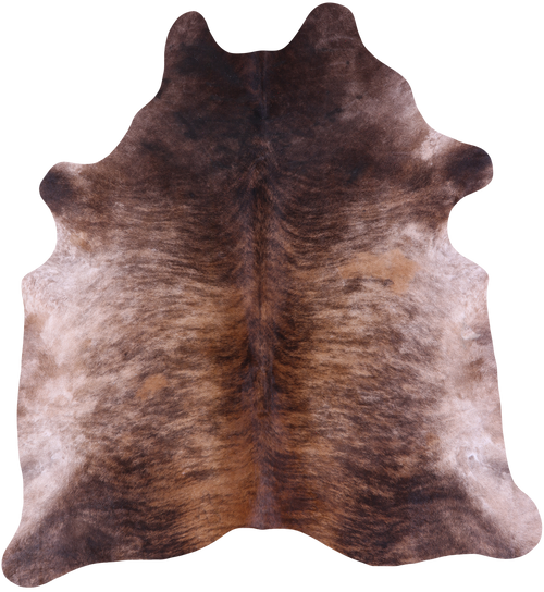 Light Brindle Natural Cowhide Rug - XX-Large 7' 10