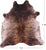 Light Brindle Natural Cowhide Rug - XX-Large 7' 10"H x 7' 0"W