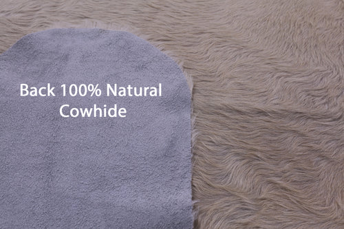 Champagne Natural Cowhide Rug - XX-Large 8' 3