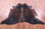 Dark Brown Natural Cowhide Rug - XX-Large 8' 1"H x 7' 2"W