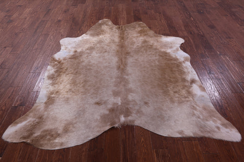 Light Brown Natural Cowhide Rug - X-Large 7' 2