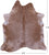 Light Brown Natural Cowhide Rug - X-Large 7' 2"H x 6' 5"W