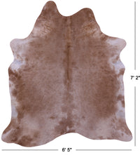 Thumbnail for Light Brown Natural Cowhide Rug - X-Large 7' 2