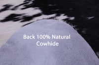 Thumbnail for Black & White Natural Cowhide Rug - X-Large 7' 1