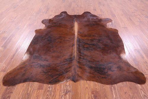 Brindle Natural Brown Cowhide Rug - XX-Large 7' 6