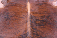 Thumbnail for Brindle Natural Brown Cowhide Rug - XX-Large 7' 6