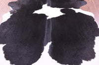 Thumbnail for Black & White Natural Cowhide Rug - XX-Large 7' 8