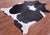 Black & White Natural Cowhide Rug - XX-Large 7' 8"H x 6' 1"W