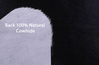 Thumbnail for Black & White Natural Cowhide Rug - XX-Large 7' 8