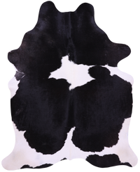 Thumbnail for Black & White Natural Cowhide Rug - XX-Large 7' 8