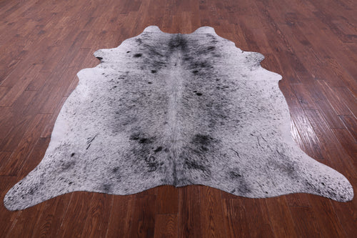 Black Salt & Pepper Natural Cowhide Rug - XX-Large 8' 2