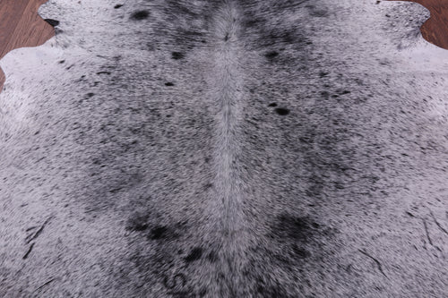 Black Salt & Pepper Natural Cowhide Rug - XX-Large 8' 2