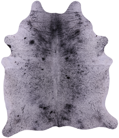 Black Salt & Pepper Natural Cowhide Rug - XX-Large 8' 2