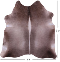 Thumbnail for Champagne Natural Cowhide Rug - X-Large 7' 0