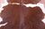 Brown & White Natural Cowhide Rug - XX-Large 7' 7"H x 6' 5"W