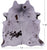 Brown Salt & Pepper Natural Cowhide Rug - XX-Large 7' 10"H x 7' 0"W