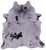 Brown Salt & Pepper Natural Cowhide Rug - XX-Large 7' 10"H x 7' 0"W