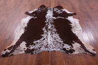 Thumbnail for Brown Salt & Pepper Natural Cowhide Rug - X-Large 7' 0