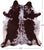 Brown Salt & Pepper Natural Cowhide Rug - X-Large 7' 0"H x 6' 0"W