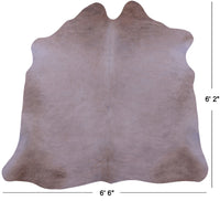 Thumbnail for Beige Natural Cowhide Rug - Large 6' 2