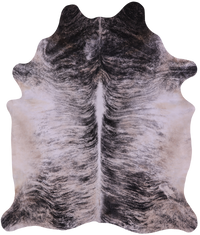 Thumbnail for Grey Brindle Natural Cowhide Rug - XX-Large 8' 2