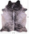 Grey Brindle Natural Cowhide Rug - XX-Large 8' 2"H x 6' 10"W