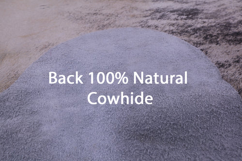Grey Brindle Natural Cowhide Rug - XX-Large 8' 2