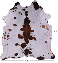 Thumbnail for Brown Salt & Pepper Natural Cowhide Rug - XX-Large 8' 0