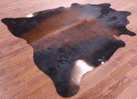 Thumbnail for Dark Brown Natural Cowhide Rug - XX-Large 8' 0