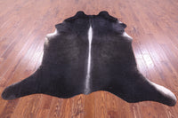 Thumbnail for Black Natural Cowhide Rug - XX-Large 8' 1