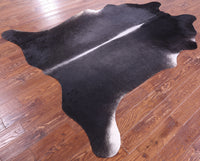 Thumbnail for Black Natural Cowhide Rug - XX-Large 8' 1