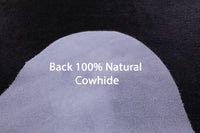 Thumbnail for Black Natural Cowhide Rug - XX-Large 8' 1