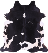 Thumbnail for Black & White Natural Cowhide Rug - XX-Large 8' 3