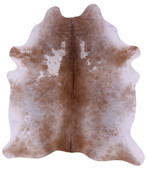 Brown & White Natural Cowhide Rug - XX-Large 8' 0