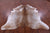 Brown & White Natural Cowhide Rug - XX-Large 8' 0"H x 7' 3"W