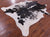 Brown & White Natural Cowhide Rug - X-Large 7' 2"H x 6' 3"W
