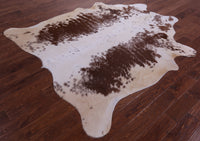 Thumbnail for Brown Salt & Pepper Natural Cowhide Rug - X-Large 7' 1