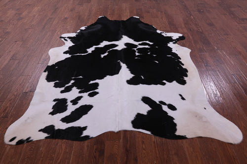 Black & White Natural Cowhide Rug - XX-Large 7' 9