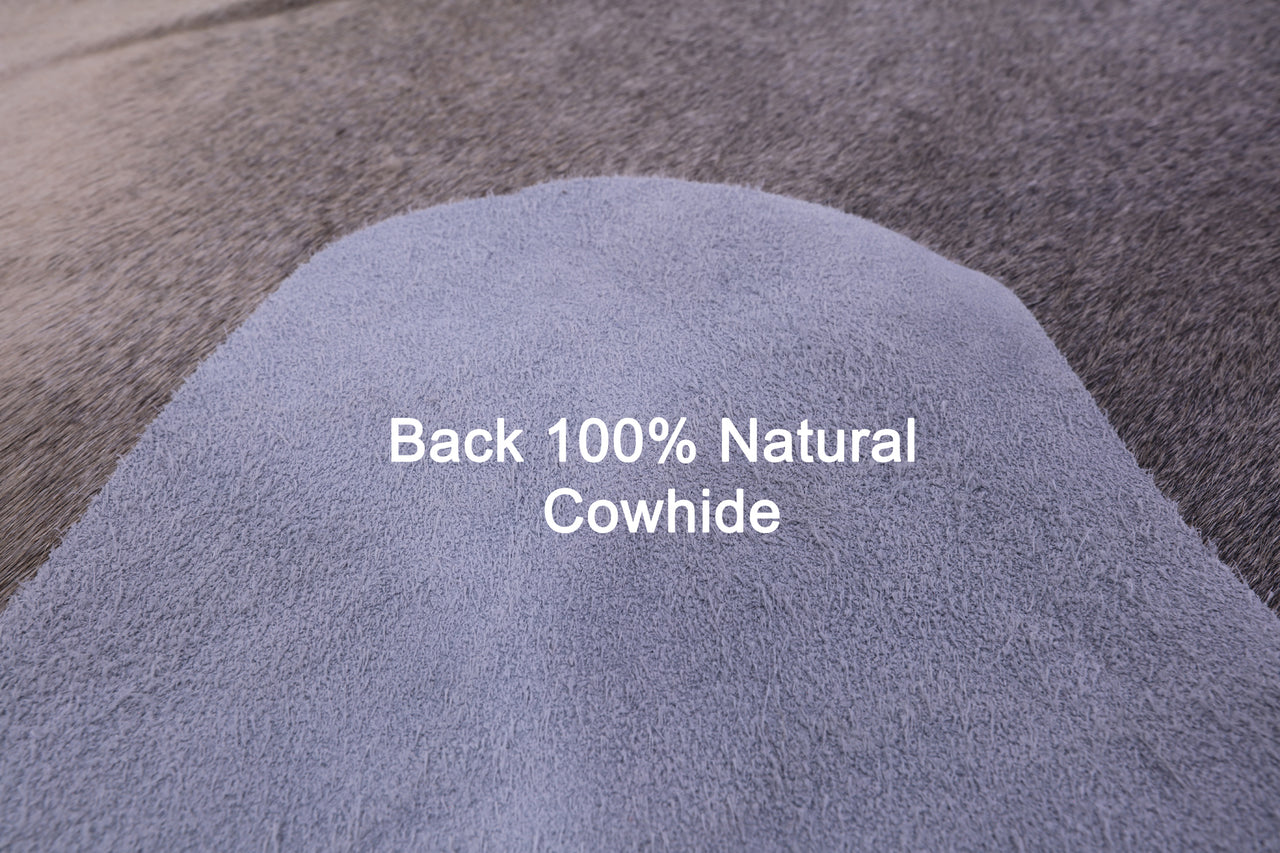 Grey Natural Cowhide Rug - XX-Large 8' 2"H x 6' 5"W