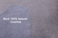 Thumbnail for Grey Natural Cowhide Rug - XX-Large 7' 6