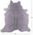 Grey Natural Cowhide Rug - XX-Large 7' 6"H x 7' 0"W